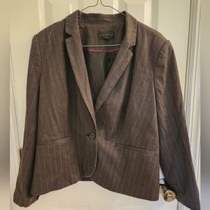 Worthington Petite Pinstripe Blazer